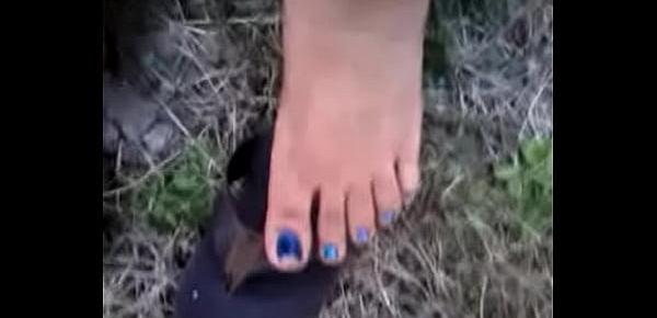  Goddess Dalton blue toes pt2(Toehorny Productions)